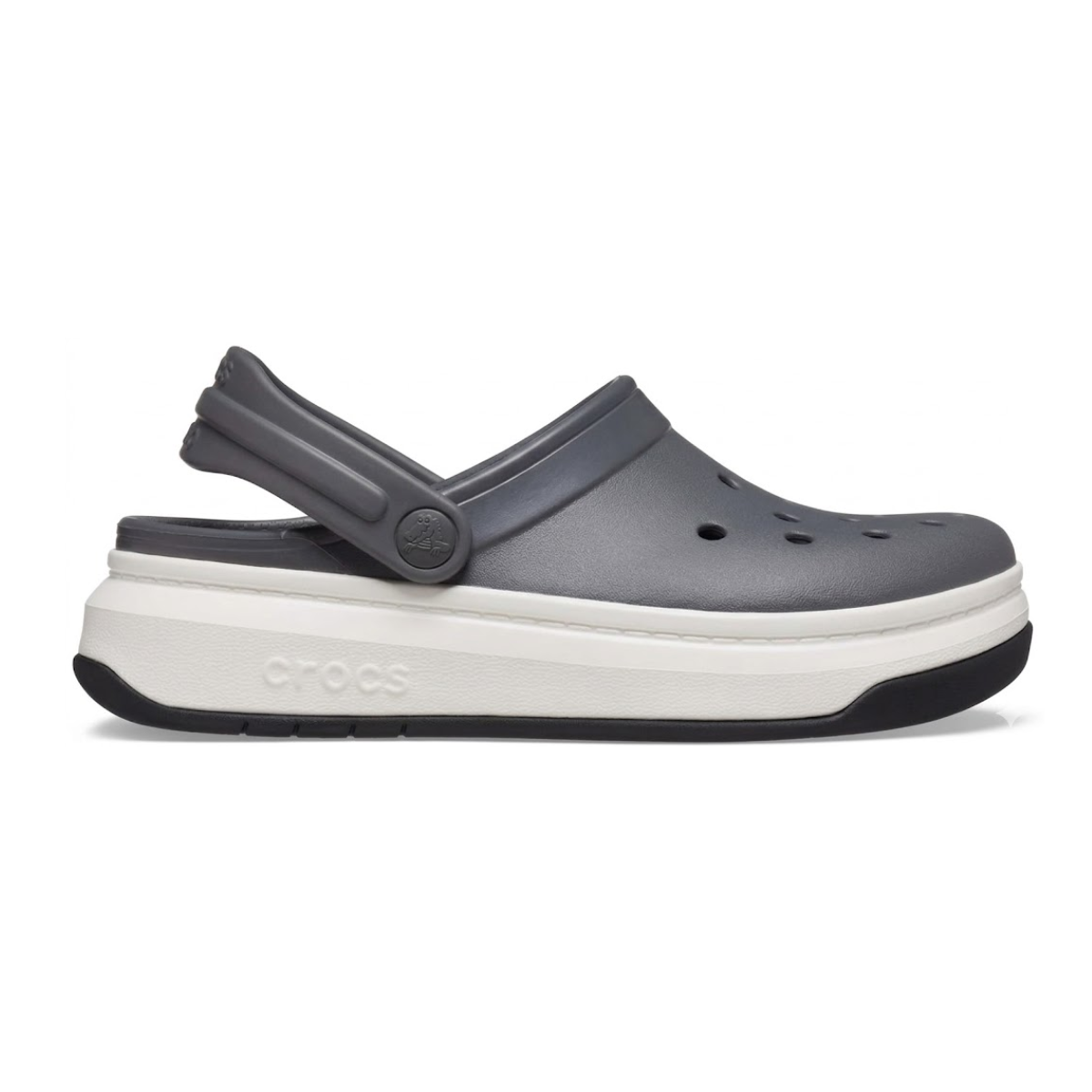 Crocs Crocband Full Force Clog - GRYBLK - Grey-Black / 39-40