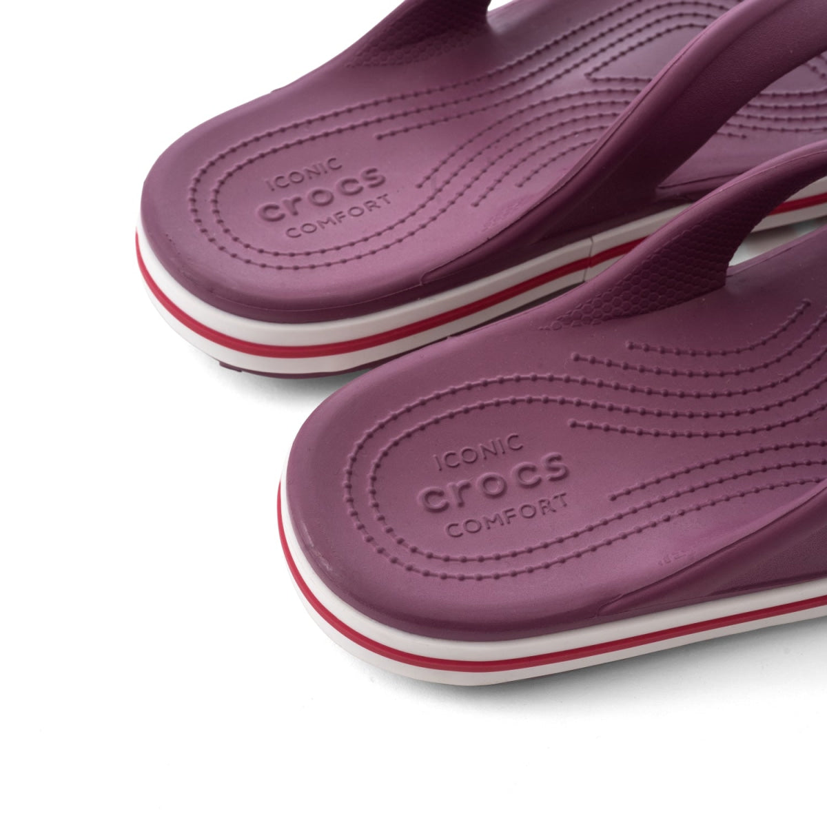 Crocs Flip Flops by Payband -BUR - Burgundy / 30