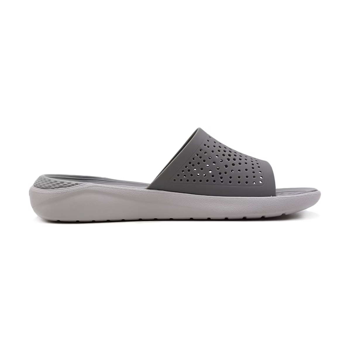 Crocs LiteRide Men Slipper - GRY - Gray / 41-42