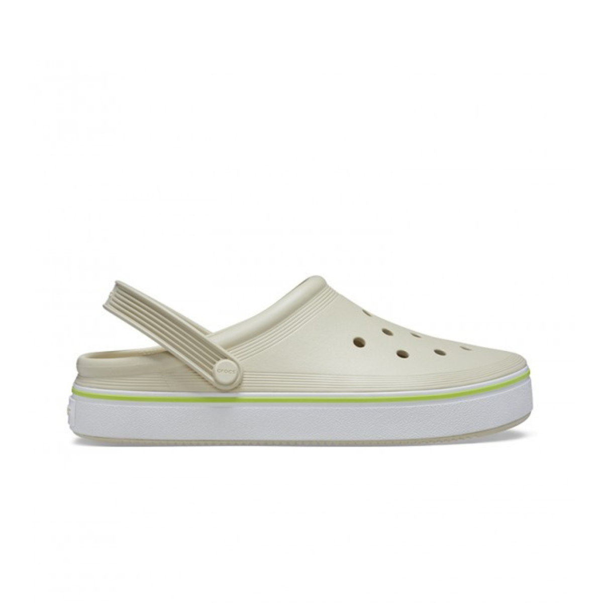 Crocs Off Court Clog - BEGGRN - Beige/Green / 38-39