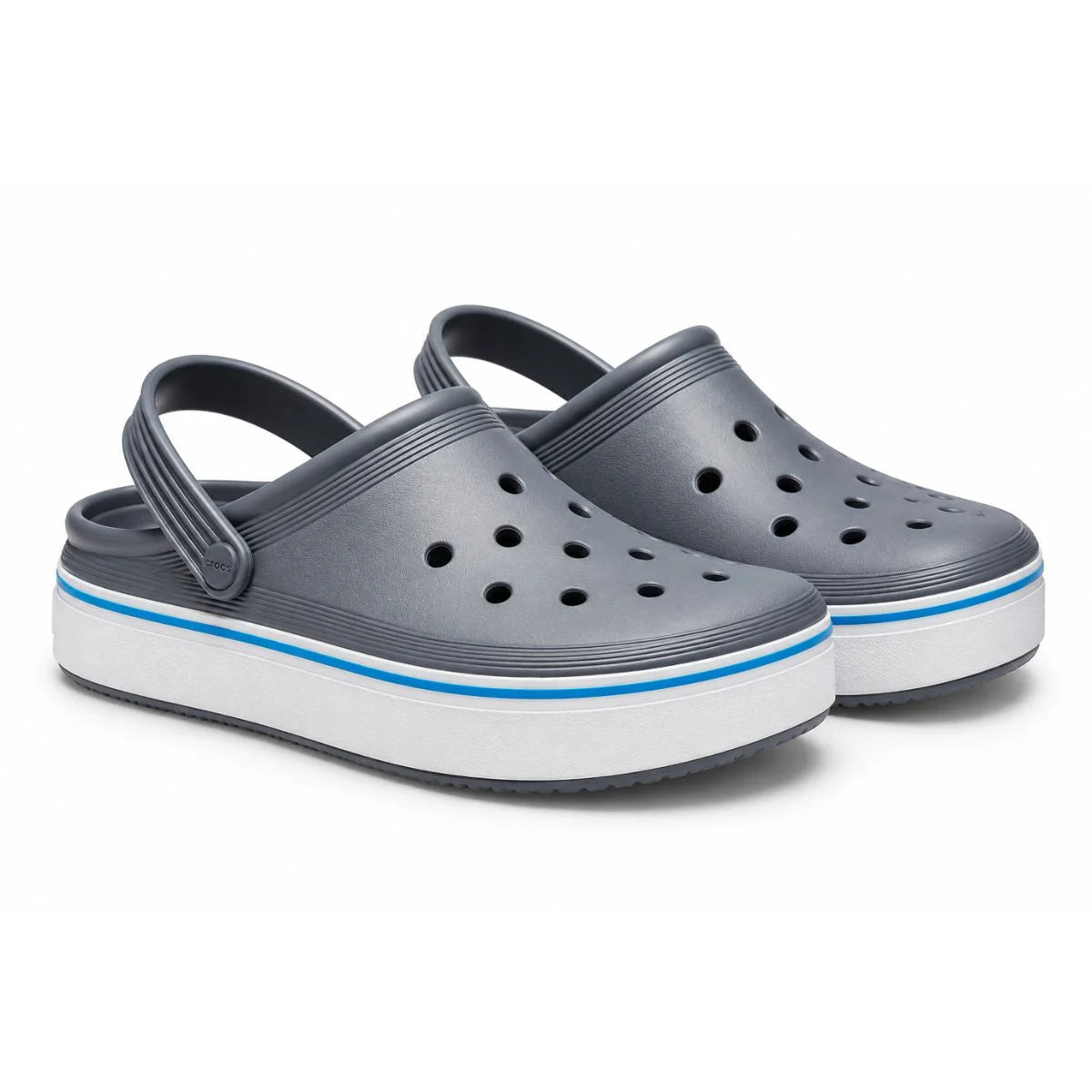 Crocs Off Court Clog - GRYBLU - Gray-Blue / 37-38