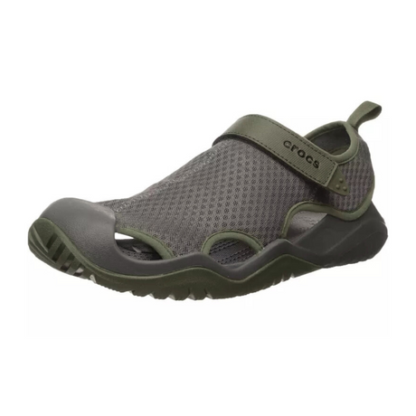 Crocs Swiftwater™ Mesh Deck Sandal Men - BRNGRN