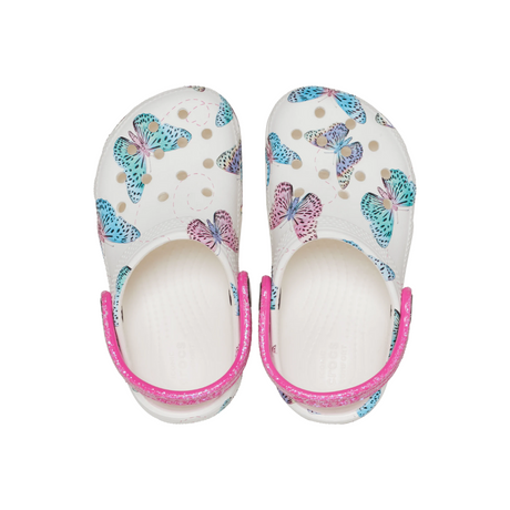 Crocs Toddler Classic Butterfly Clog Kids - WHT