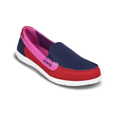 Crocs Walu Canvas Loafer Women - Navy/Pepper