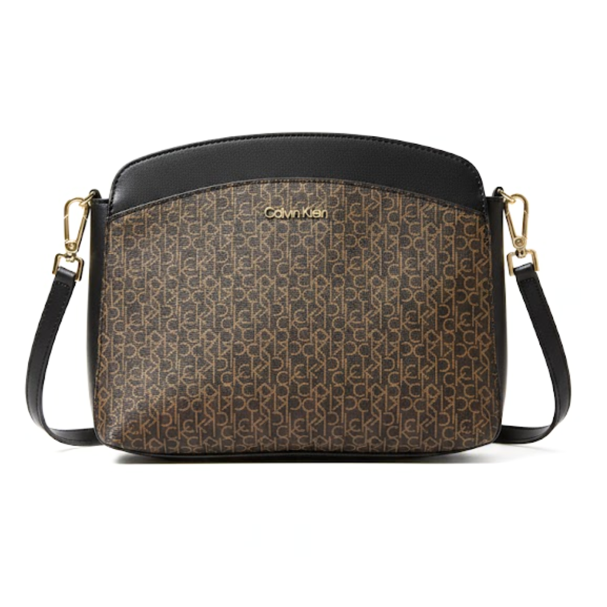 Calvin Klein Lucy Triple Compartment Crossbody Women - BRN - Brown