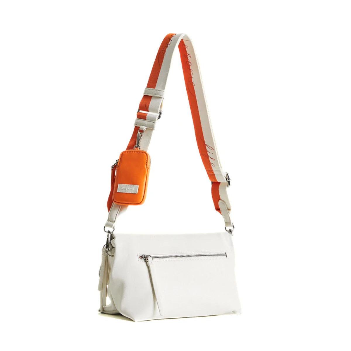 Desigual Bols_Embossed Half Venecia Logo- WHT - White
