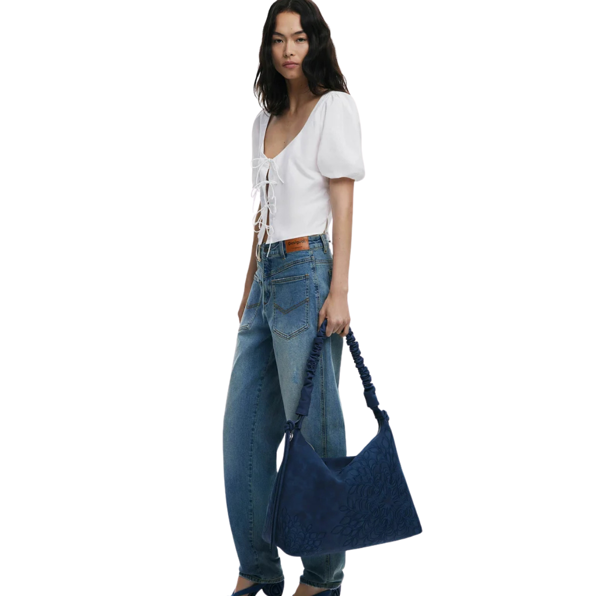 Desigual Borsa Donna shoulder bag - BLU - Blue