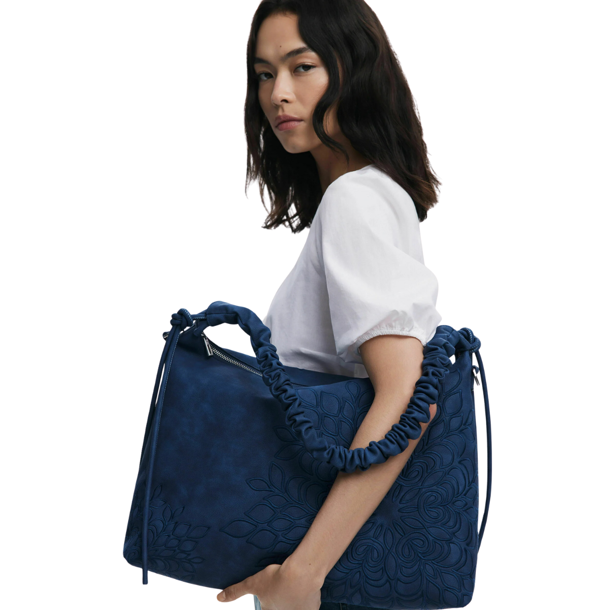 Desigual Borsa Donna shoulder bag - BLU - Blue