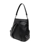 Desigual Embroidered Backpack Handbag Women - BLKFLW - Black