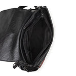 Desigual Embroidered Backpack Handbag Women - BLKFLW - Black