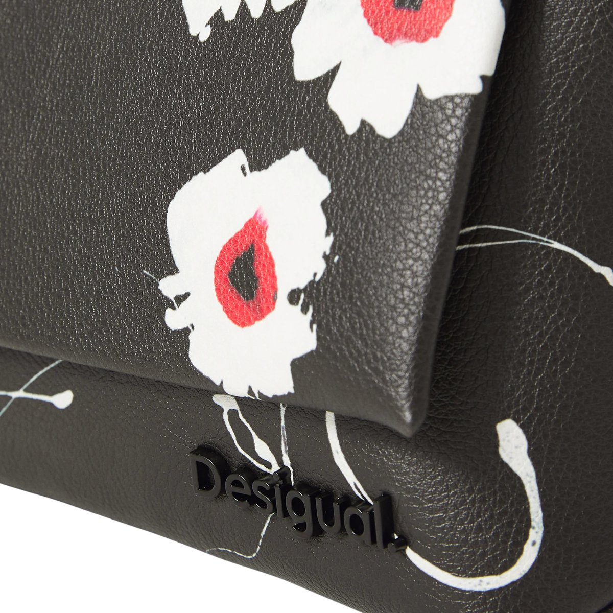 Desigual Flora shoulder bag Women - BLKRED - Black-Red