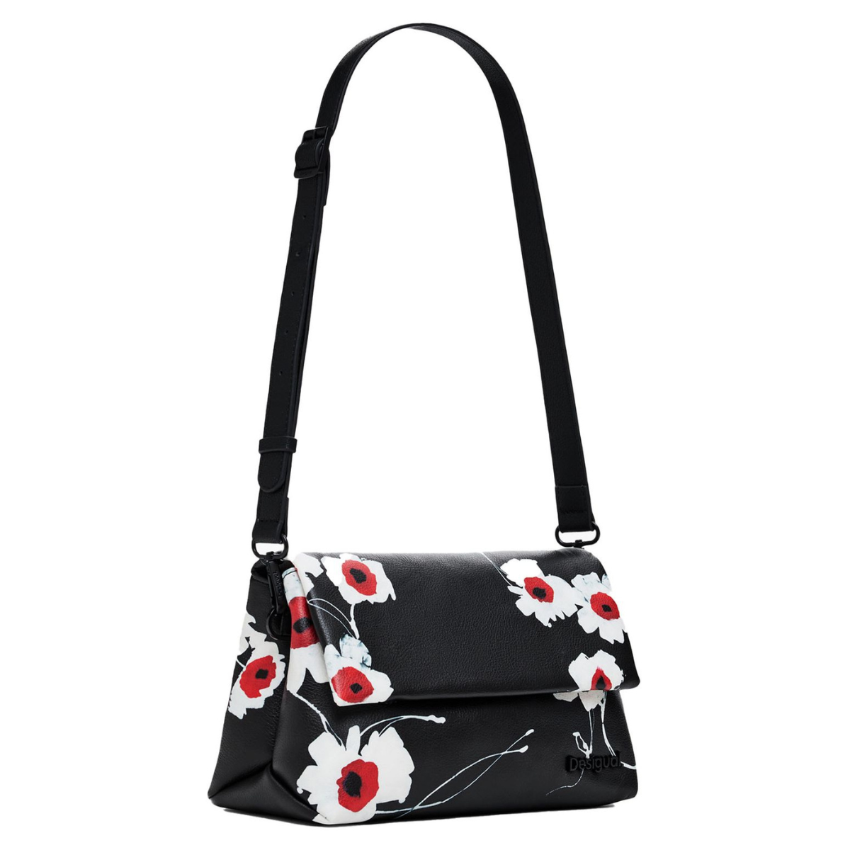 Desigual Flora shoulder bag Women - BLKRED - Black-Red