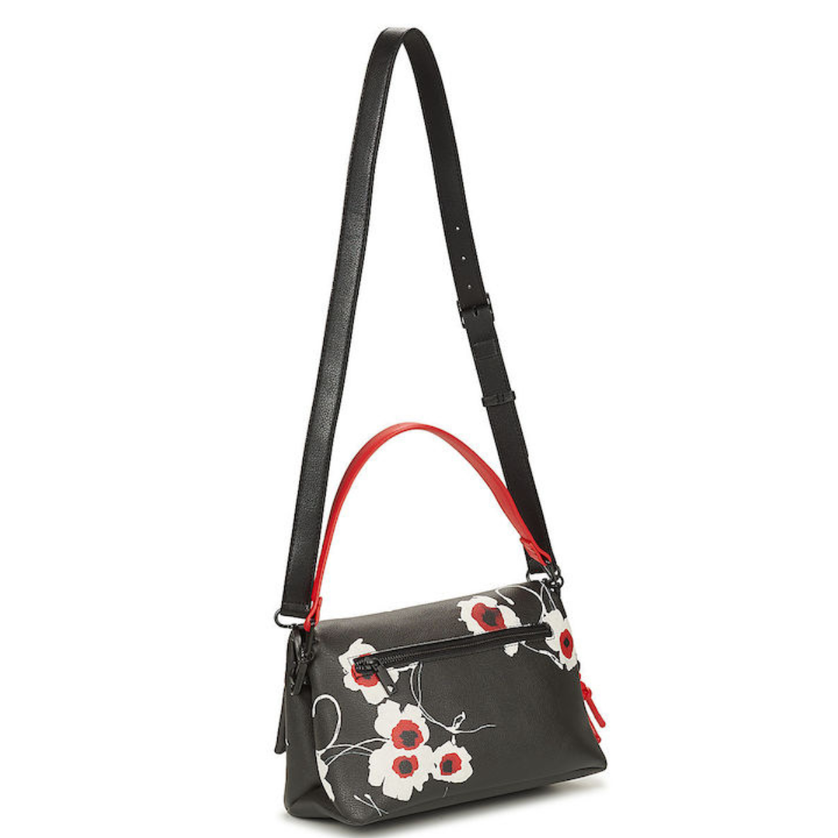 Desigual Flora shoulder bag Women - BLKRED - Black-Red