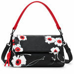 Desigual Ribbed Shoulder Bag Women - BLK - Black