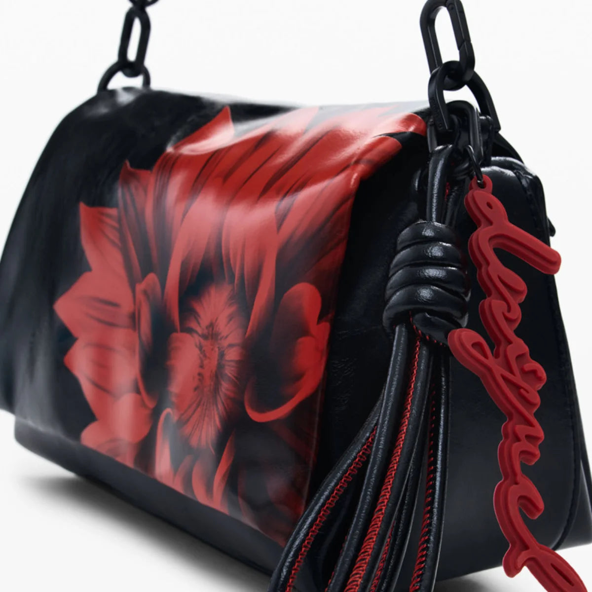 Desigual Flowerina Crossbody Bag Women - BLK - Black