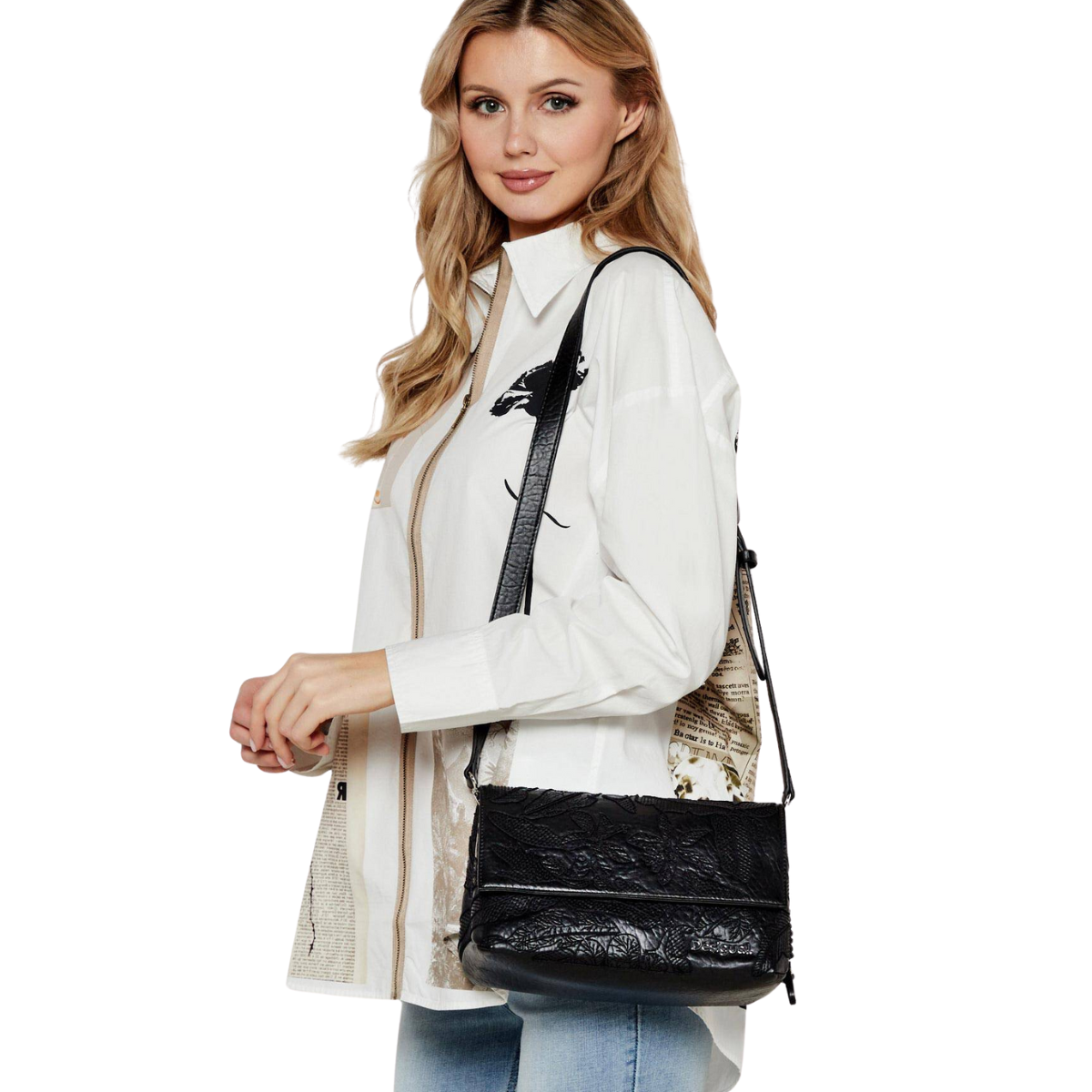 Desigual JOLIE VENECIA shoulder bag Women - BLK - Black