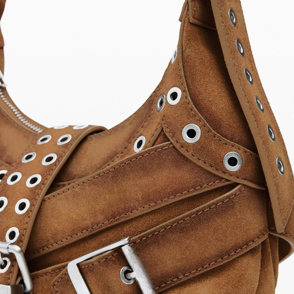 Desigual JOY LEATHER BAG Handbag Women - BRN - Tan