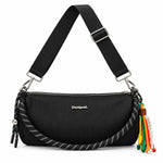 Desigual Logo Shoulder Bag Women - BLK - Black