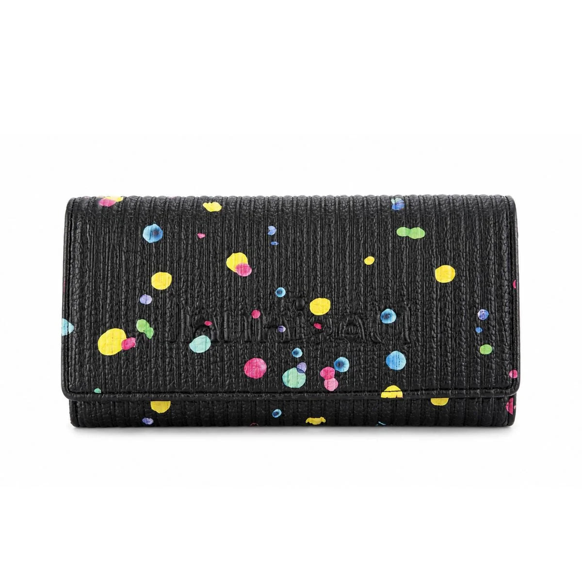 Desigual Long coin purse card-holder Wallet Women - BLK - Black