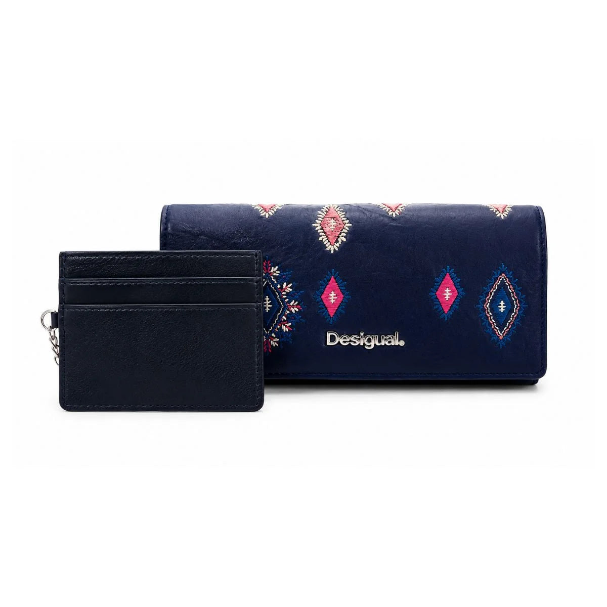 Desigual Long coin purse card-holder Wallet Women - NVY - Navy