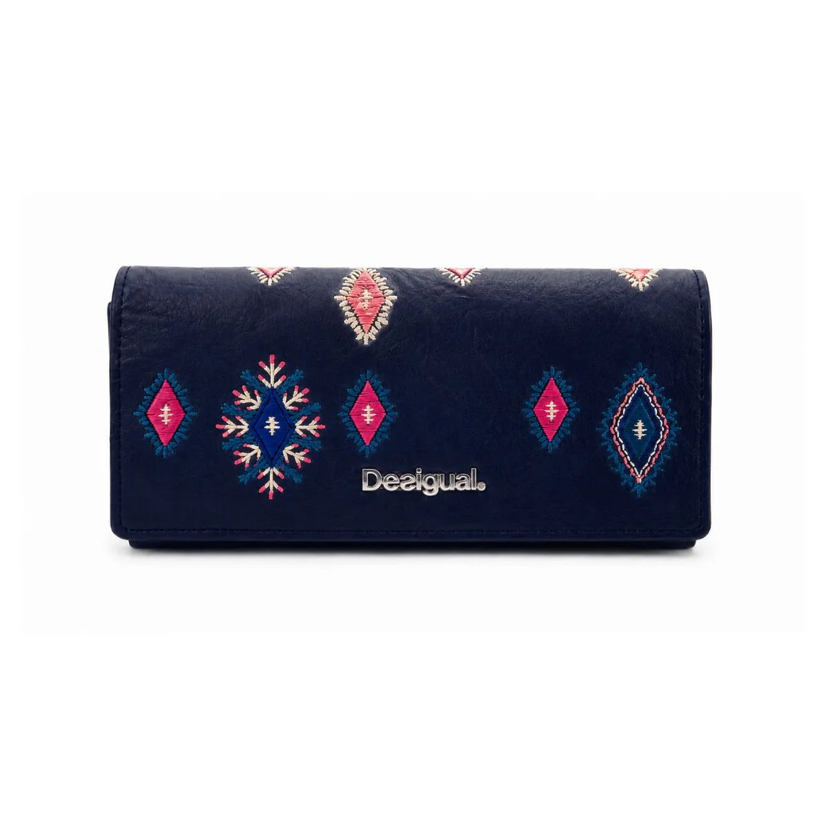 Desigual Long coin purse card-holder Wallet Women - NVY - Navy