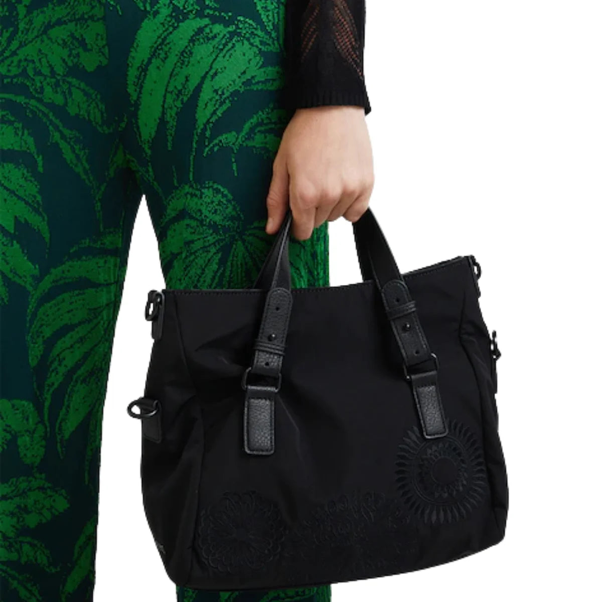 Desigual Loverty Mandarala Handbag Bag Women - BLK - Black
