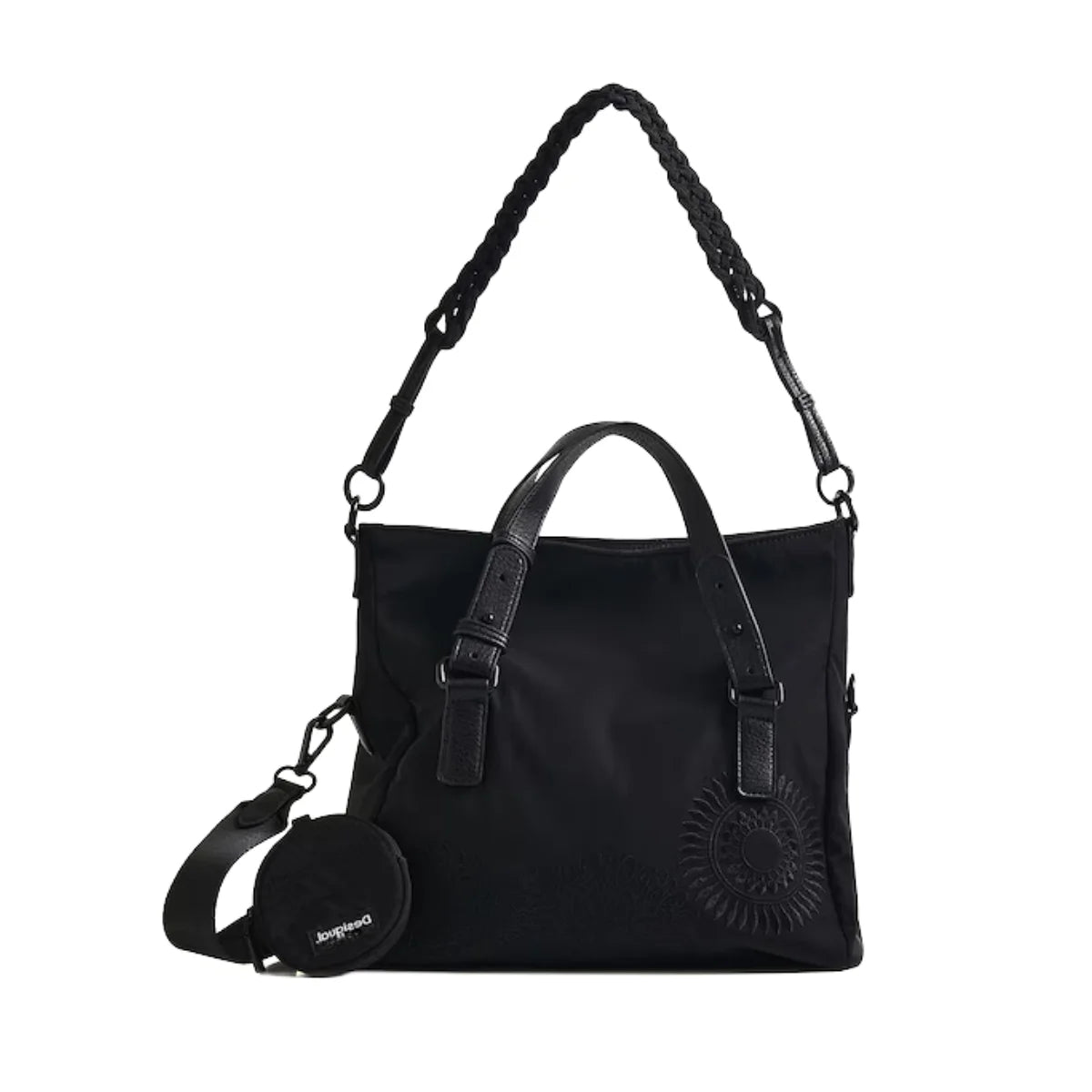 Desigual Loverty Mandarala Handbag Bag Women - BLK - Black