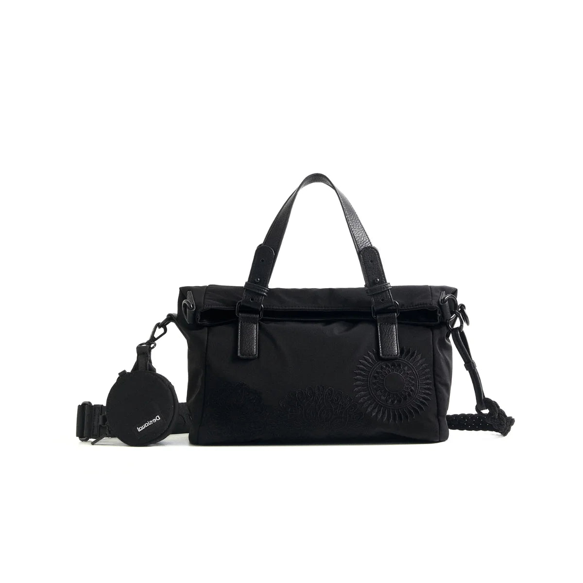 Desigual Loverty Mandarala Handbag Bag Women - BLK - Black