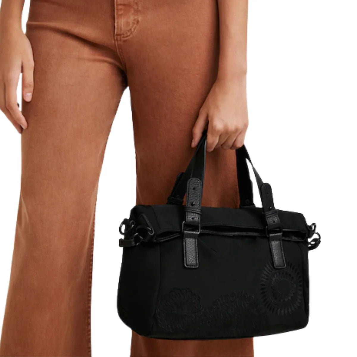 Desigual Loverty Mandarala Handbag Bag Women - BLK - Black