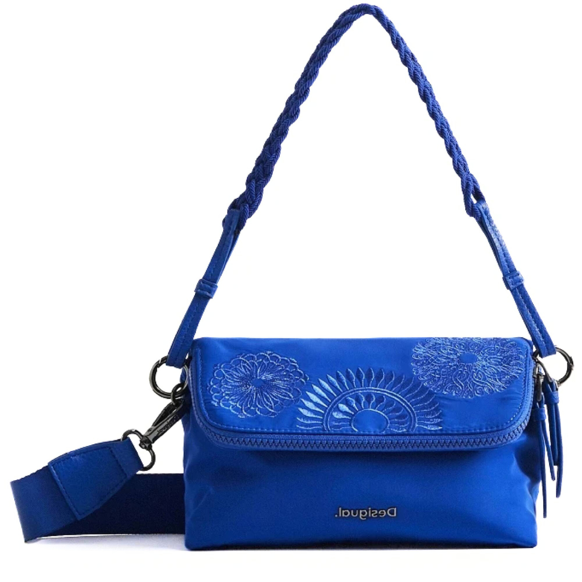 Desigual Mandala shoulder bag Women - BLU - Blue