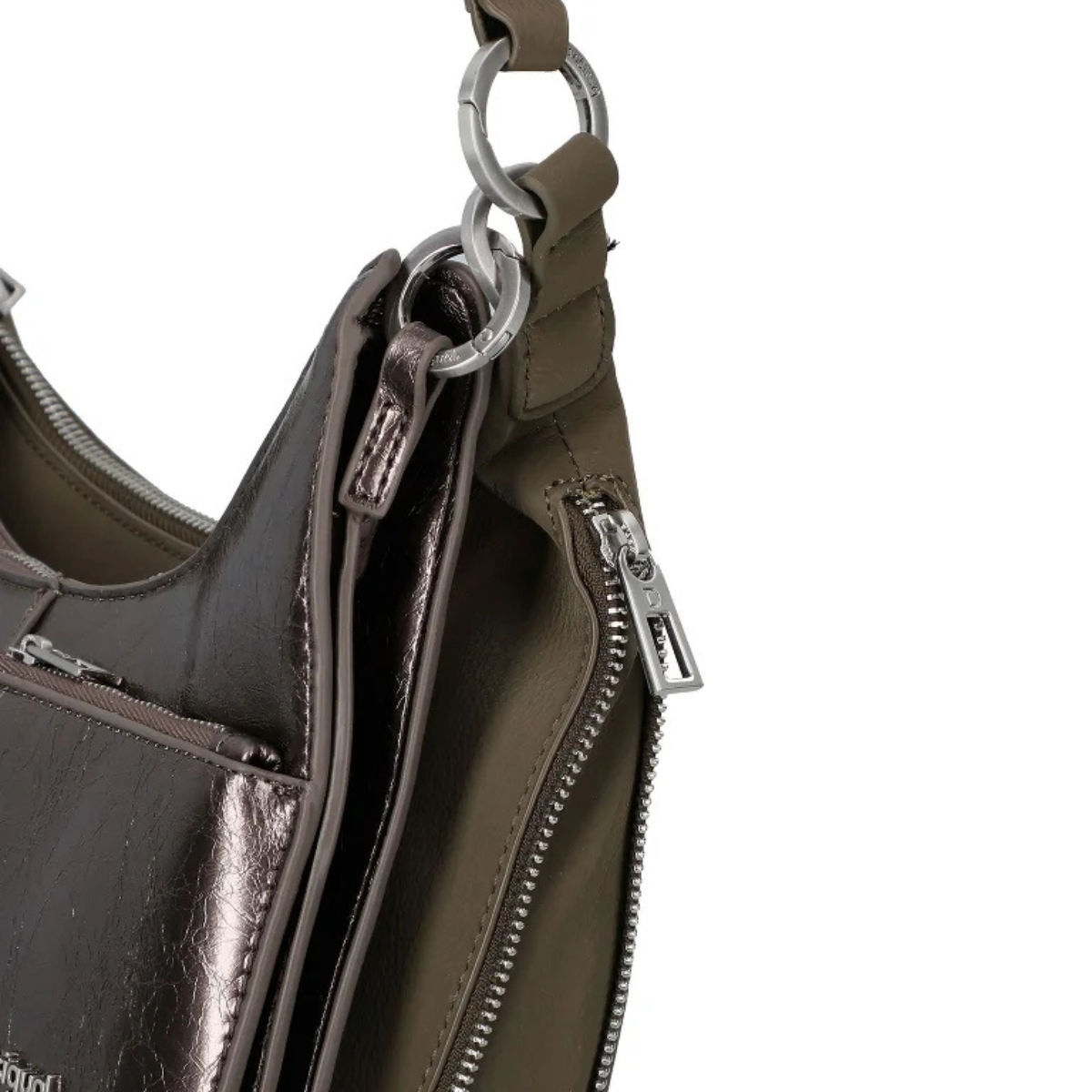 Desigual Medium detachable two-tone bag Woman - OLVSHMP - Olive