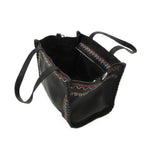 Desigual Medium Embroidered Handbag - BLK - Black