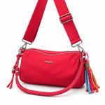 Desigual Medium Faux Leather Charm Bag Women - RED - Red