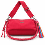 Desigual Medium Faux Leather Charm Bag Women - RED - Red
