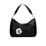 Desigual Mickey and polka dot Shoulder Bag Women - BLK - Black