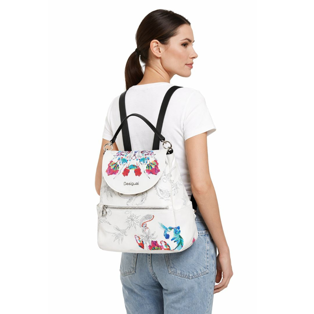 Desigual ODISSEY Backpack Women - WHT - White
