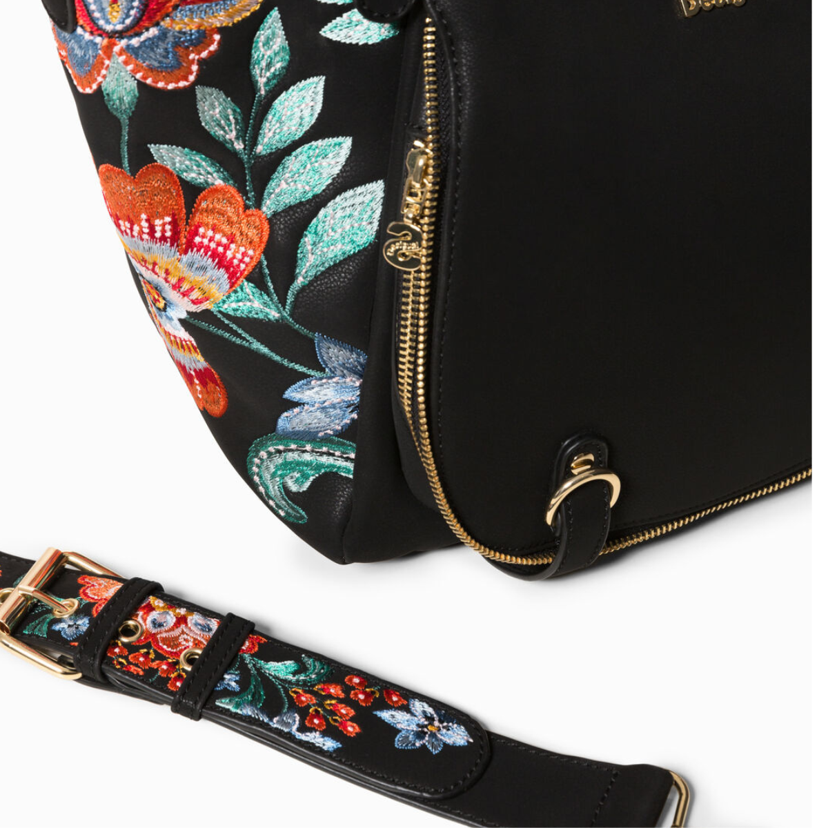 Desigual Odissey Shoulder Bag Women - BLK - Black