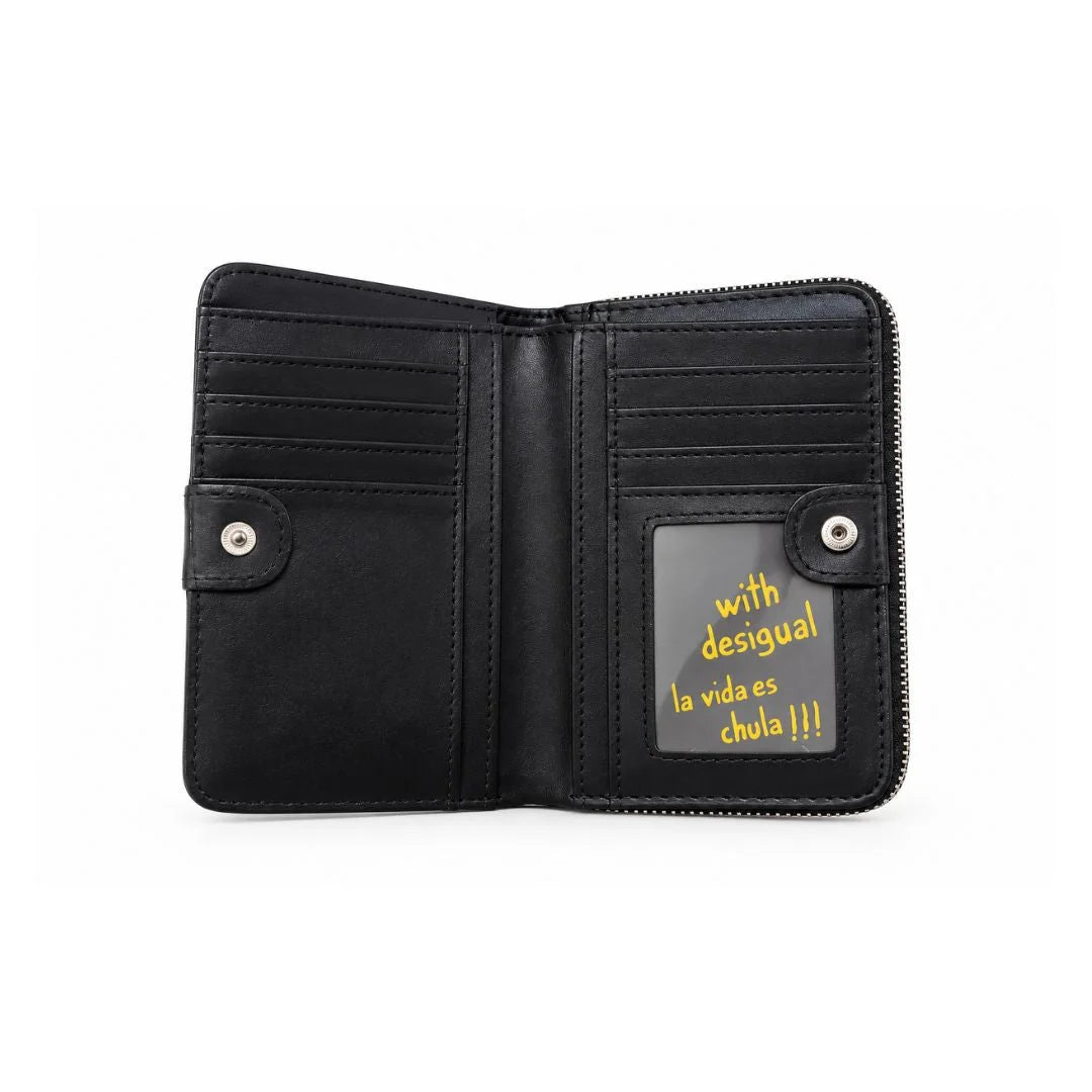 Desigual painting portfolio Wallet Women - BLK - Black