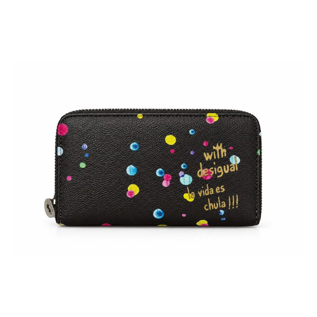 Desigual painting portfolio Wallet Women - BLK - Black
