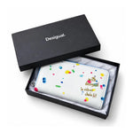 Desigual painting portfolio Wallet Women - WHT - White