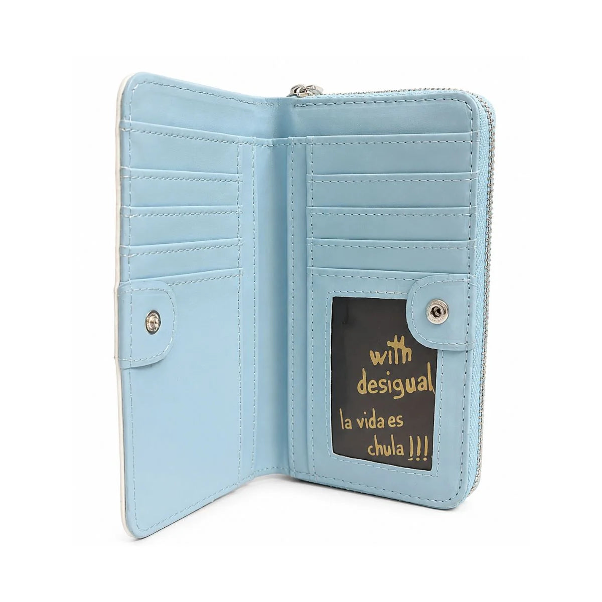 Desigual painting portfolio Wallet Women - WHT - White