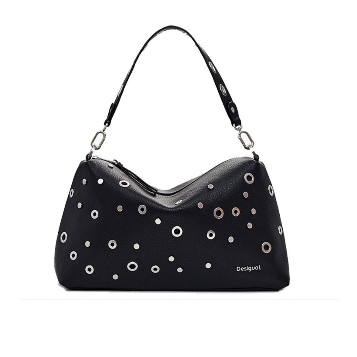 Desigual Rebel Bergamo Shoulder Bag Women - BLK - Black