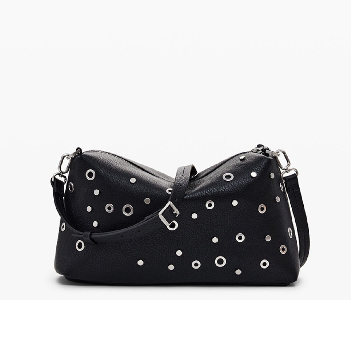 Desigual Rebel Bergamo Shoulder Bag Women - BLK - Black