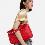 Desigual Rebel Bergamo Shoulder Bag Women - RED - Red