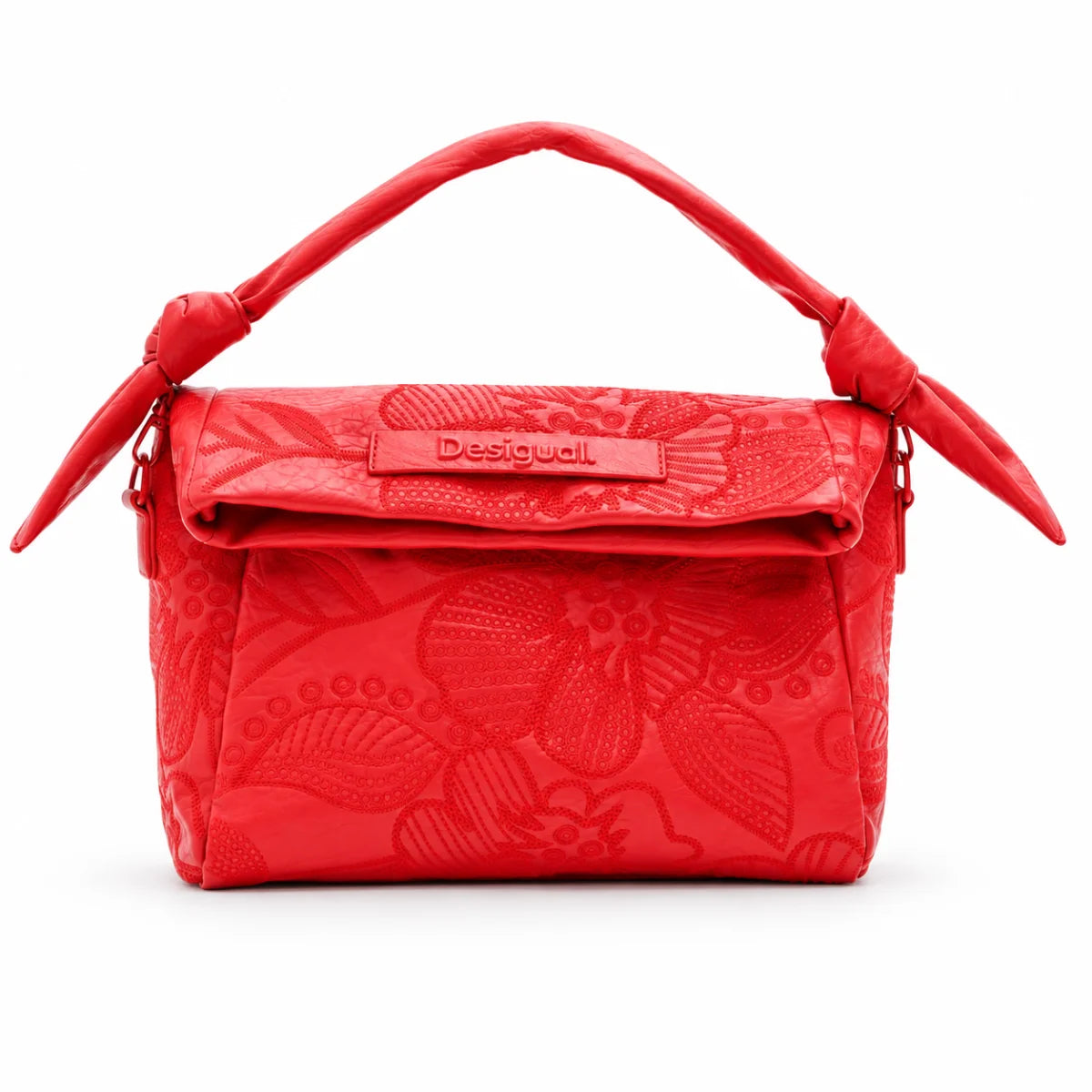 Desigual Ribbed Shoulder Bag Women - BGE - Beige