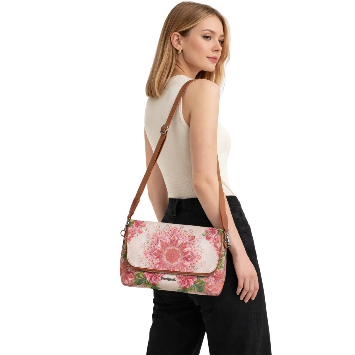 Desigual Romantic shoulder bag Women - FLR - Floral