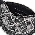Desigual Small Studded Charm Bag Women - WHTBLK - White-Black