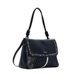 Desigual Studded M shoulder bag - black