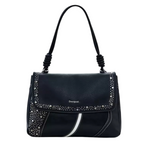 Desigual Studded M shoulder bag - black