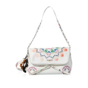 Desigual tie-dye mandalas shoulder bag Women - WHT - White